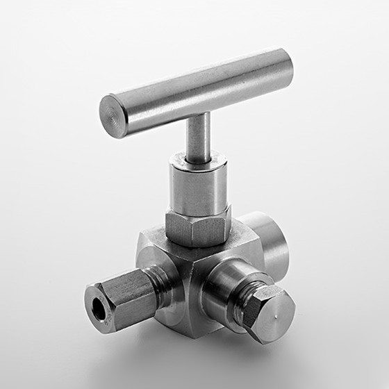 3 Way Angle Needle Valve