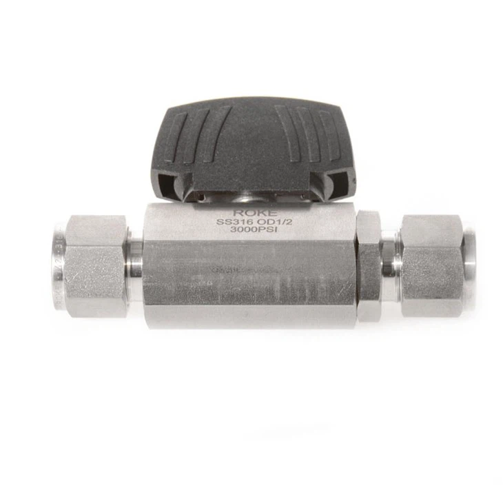 Double Ferrule Hex Bar Stock Ball Valve