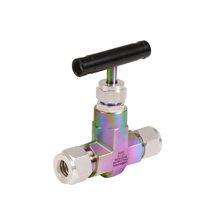 Inert Silicon Coated Double Ferrules Forged Needle Valve