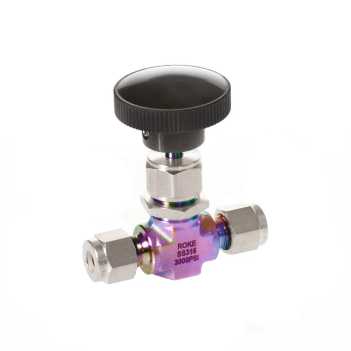 Inert Silicon Coated Integral Bonnet Needle Valve