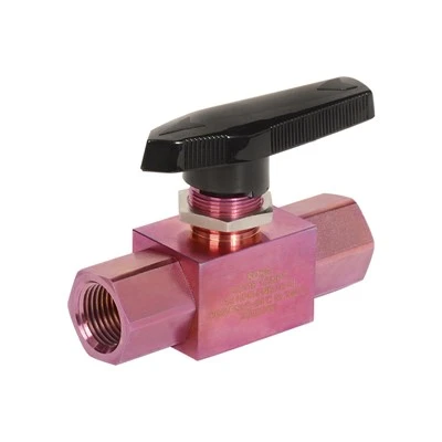 Inert Silicon Coated High Performance Female Thread Ball Valve