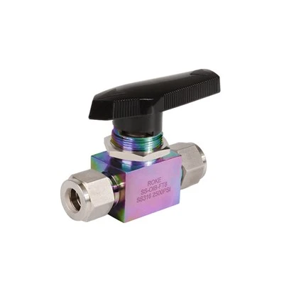 Inert Silicon Coated One-piece Instrumentation Ball Valves