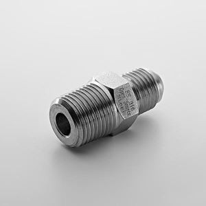 Stainless Steel JIC To NPT Thread Adapter Nipple Fitting