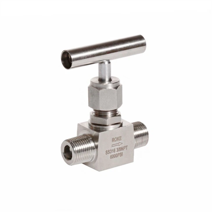 Male Thread Integral Bar Stock Needle Valves