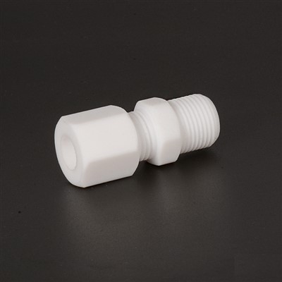 PTFE Single Ferrule Tube Male Connector Fitting